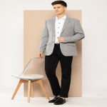 Single-Breasted Slim Fit Smart Casual Blazer