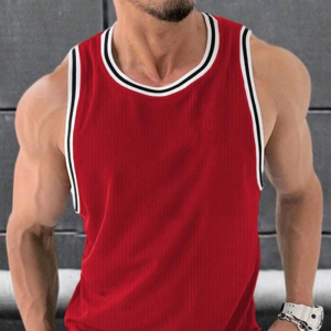 Men Self Design Round Neck T-shirt