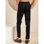 Men Regular Fit Pleated Trousers