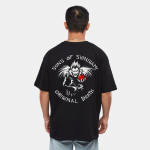 Unisex Anime Son of Shinigami Printed Oversized Cotton T-shirt