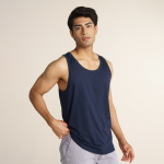 Casual Cotton Blend Tank Top