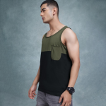Colourblocked Pure Cotton Longline T-shirt