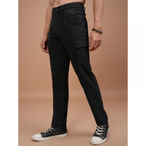 Men Smart Tapered Fit Easy Wash Formal Trouser