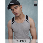 Pack of 2 Pure Cotton Innerwear Vests