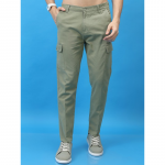 Men Relaxed Fit Mid Rise Linen Trousers