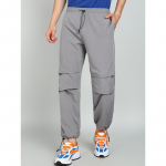 Grey plain track pant