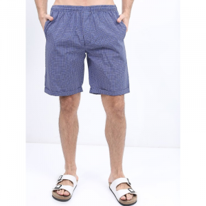 Men Pack Of 2 Checked Lounge Shorts